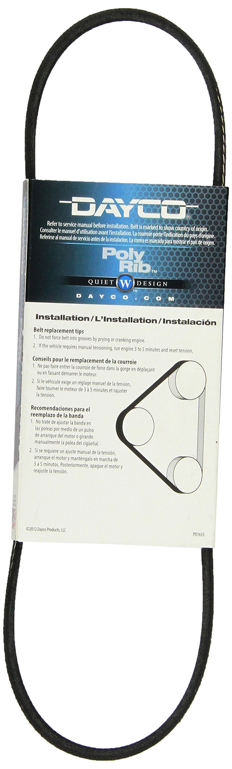 Amazon.com: Dayco 5030280 Serpentine Belt : Automotive