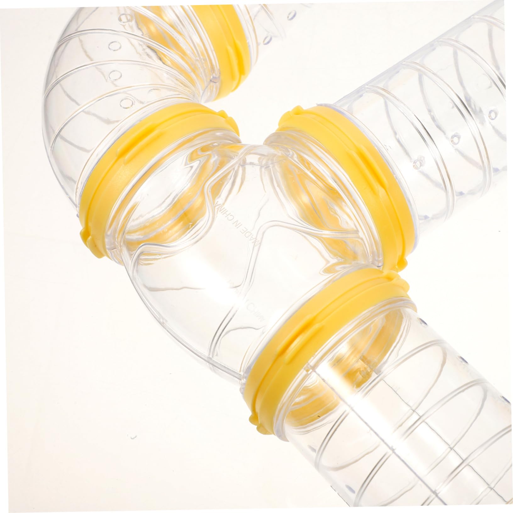 Hamsterröhren Verbindungsteile aus Kunststoff, Transparent, 2 Satz