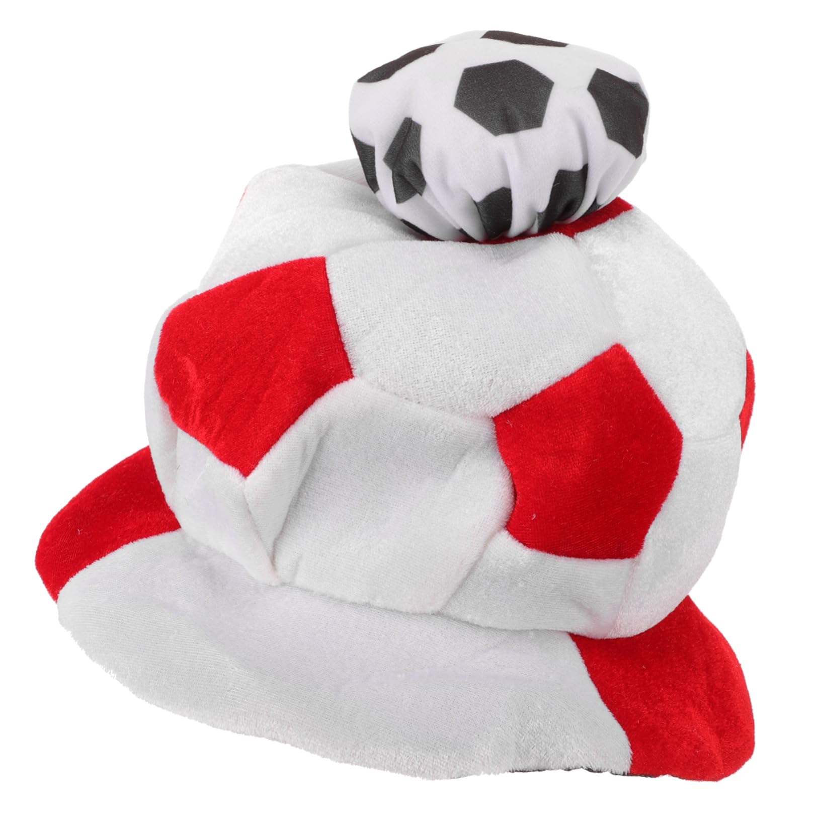 PRETYZOOM 5 Piezas gorra de futbol sombrero de los fanáticos del fútbol gorras de aficionados fútbol accesorio de sombrero animador tocado de vacaciones novedad s sintió