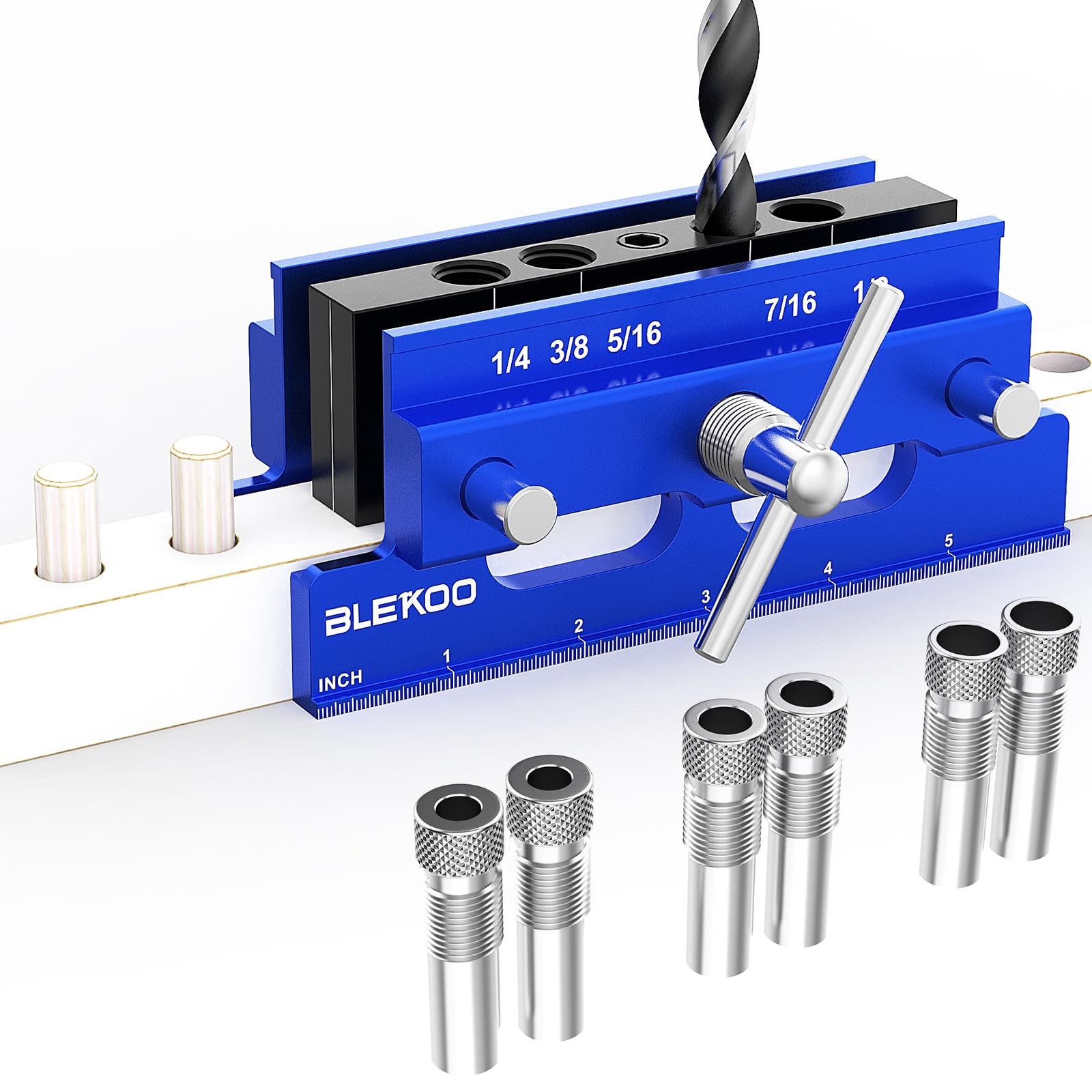 blekooSelf Centering Doweling Jig Kit