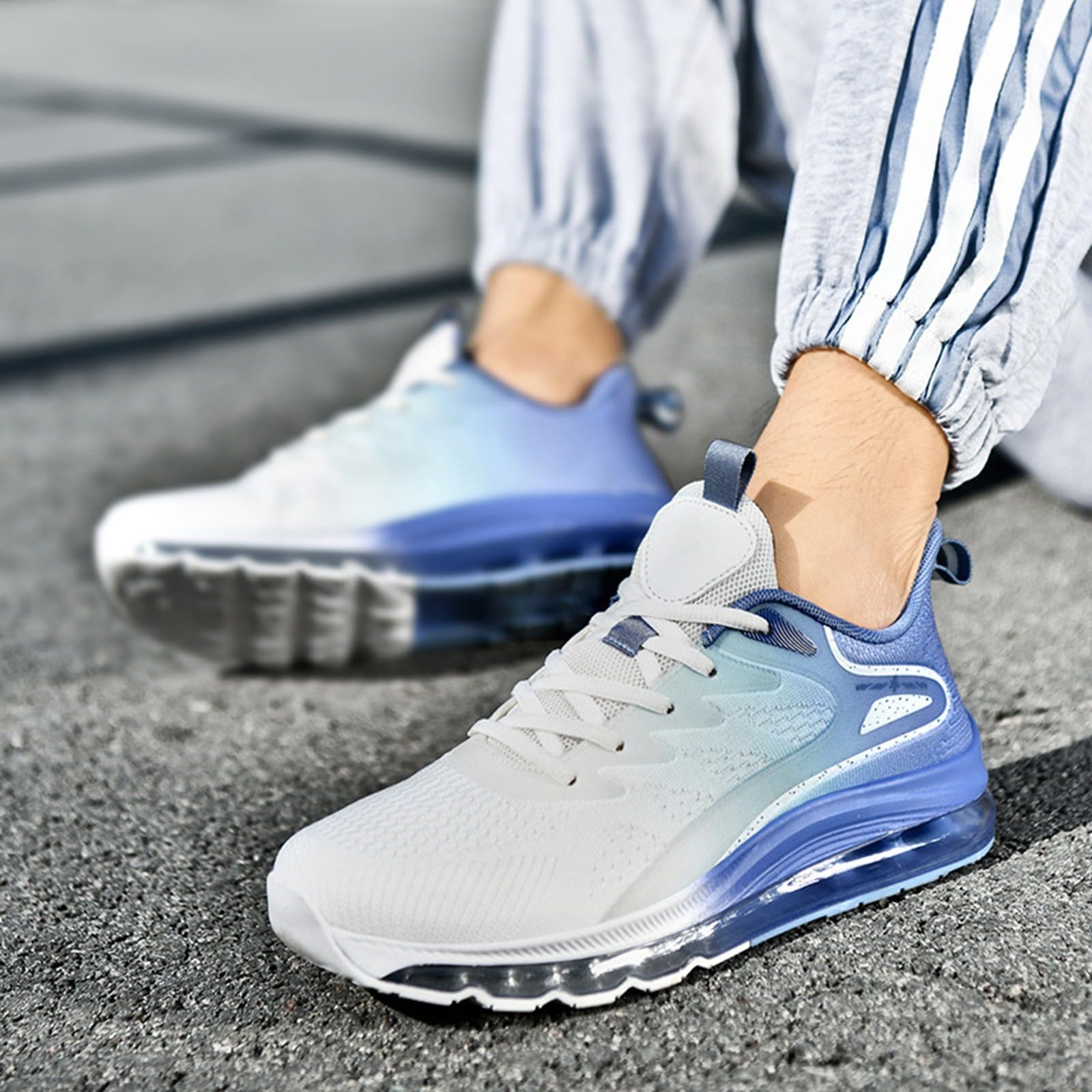 Scarpe da corsa e per il tempo libero da uomo traforate con suola morbida | Comode scarpe senza lacci con design classico adatto per feste di lavoro ed eventi di danza