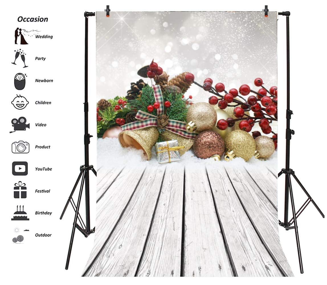 Amazon | Qinunipoto クリスマス 写真 背景布 撮影用 背景 冬 写真撮影