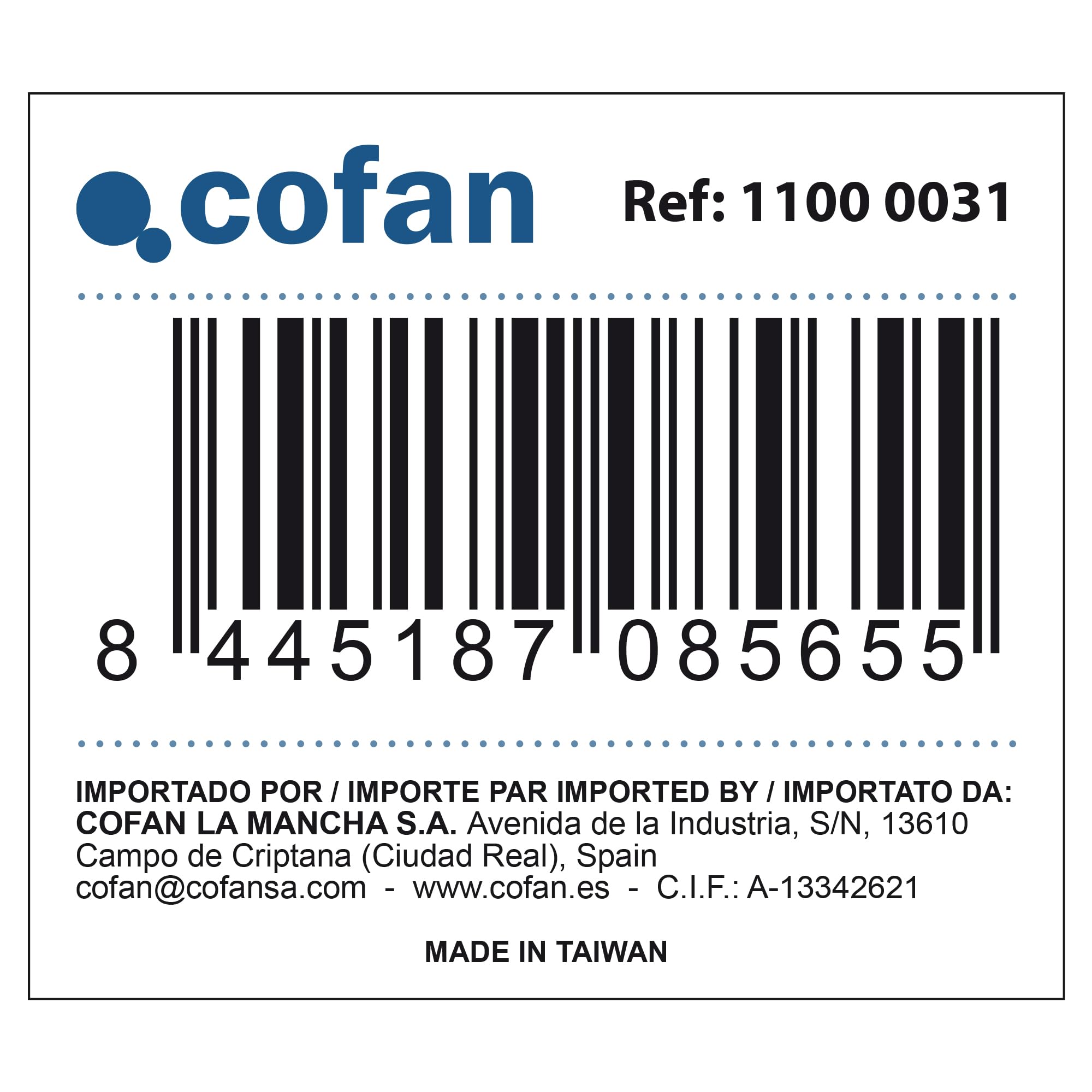 Cofan Casque écran de protection | Rabattable | Réglable manuellement | EN 166/EN 1731