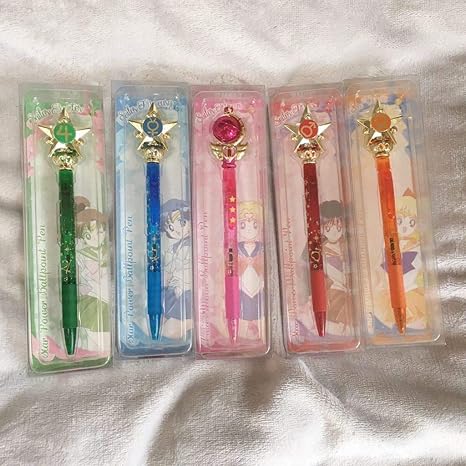 Amazon Co Jp セーラームーン 変装ペン 変身ペン ボールペン ジュピター マーキュリー ビーナス マーズ スティック ロッド ペン 武内直子 文房具 オフィス用品