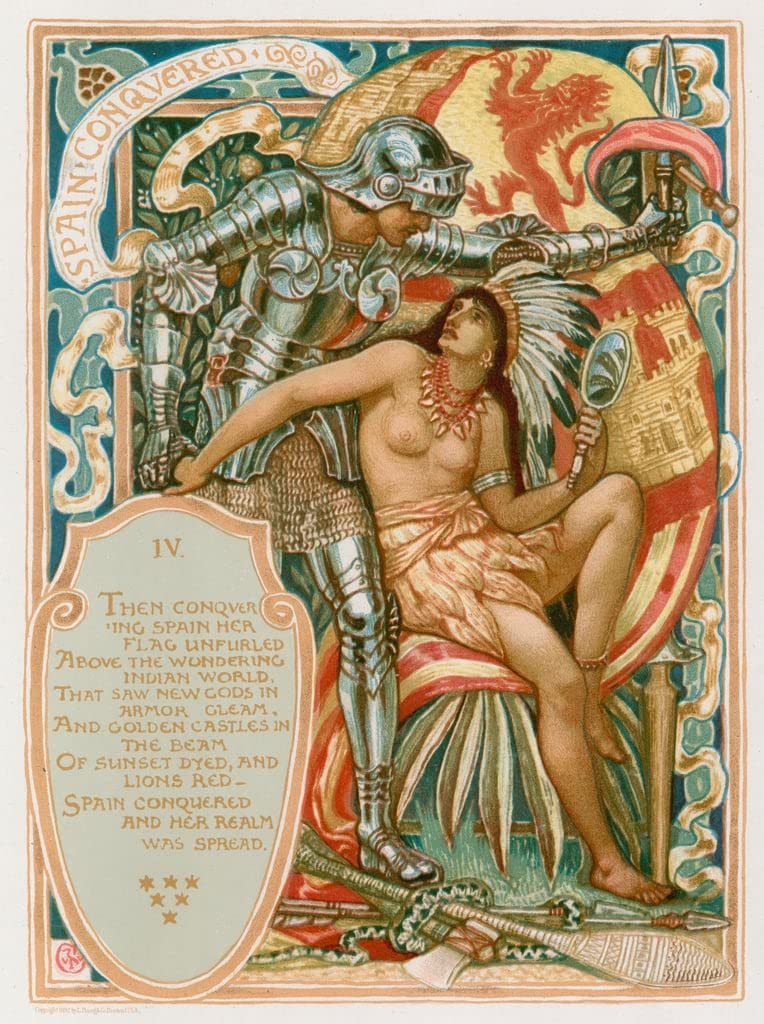 Art Murale Impression Espagne Walter Crane : Solution Idéale pour Murs Blancs 60x90cm - 5