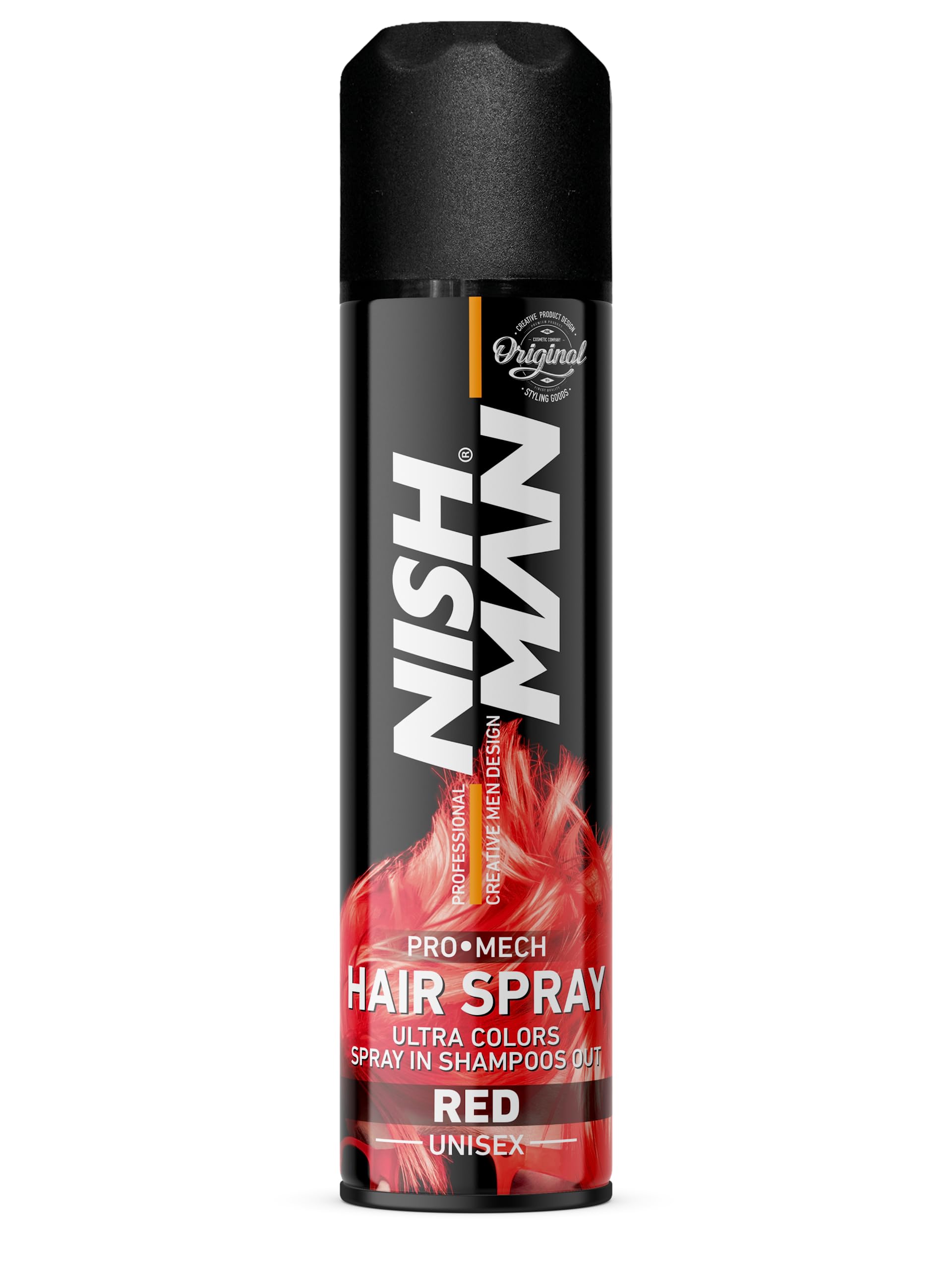 Professional Hair Color Spray | Cruelty, Peroxide & Ammonia Free |Suitable For Daily Use | Unisex Temporary Hair Color - Red | 150 ML