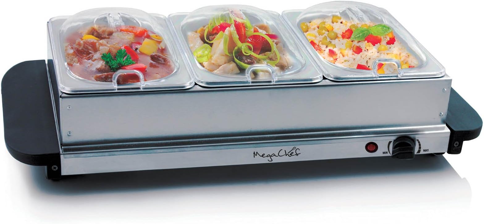 COSTWAY Buffet Servers and Warmers, 2 in 1 Electric Warming