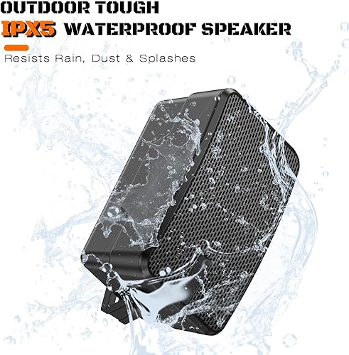 Miniatura 5 de Altavoces Bluetooth para exteriores de 400 W  Sincronización inalámbrica más de 100 altavoces  Soporte de pared impermeable IPX5  para fiestas,