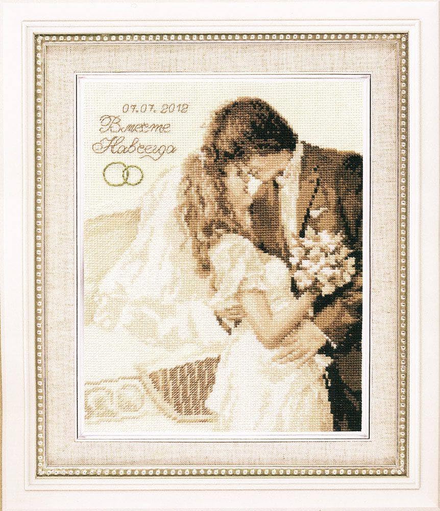 Alisa ニードルクラフト カウントクロスステッチキット 永遠に一緒に