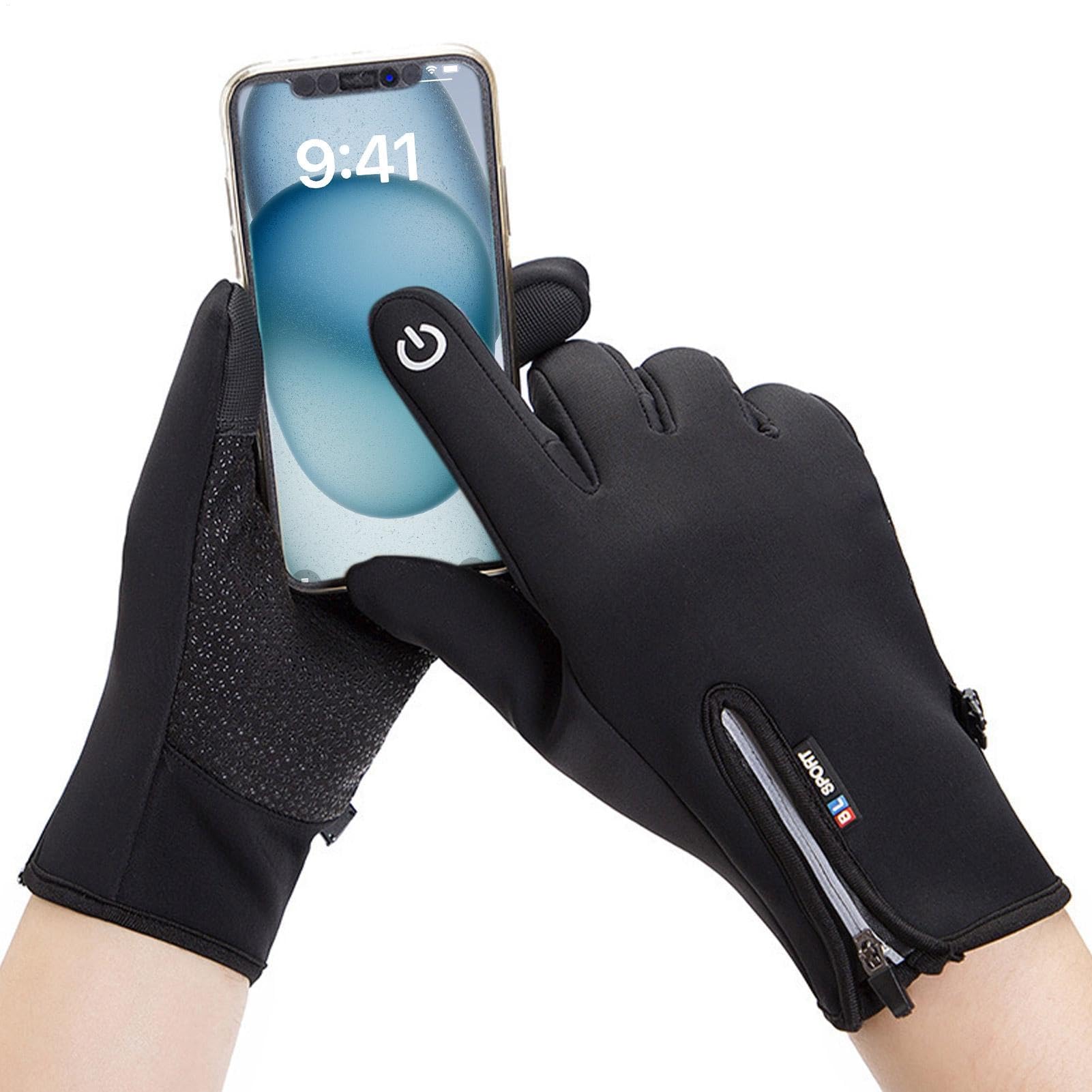Muiltvoe Heated Gloves For Men Women, USB Heated Gloves, Heated Cycling Gloves, Rechargeable Snowboard Gloves Touchscreen,Winter Thermal Gloves Snow Mittens, Snowboard Gloves For Ski Riding Outdoor