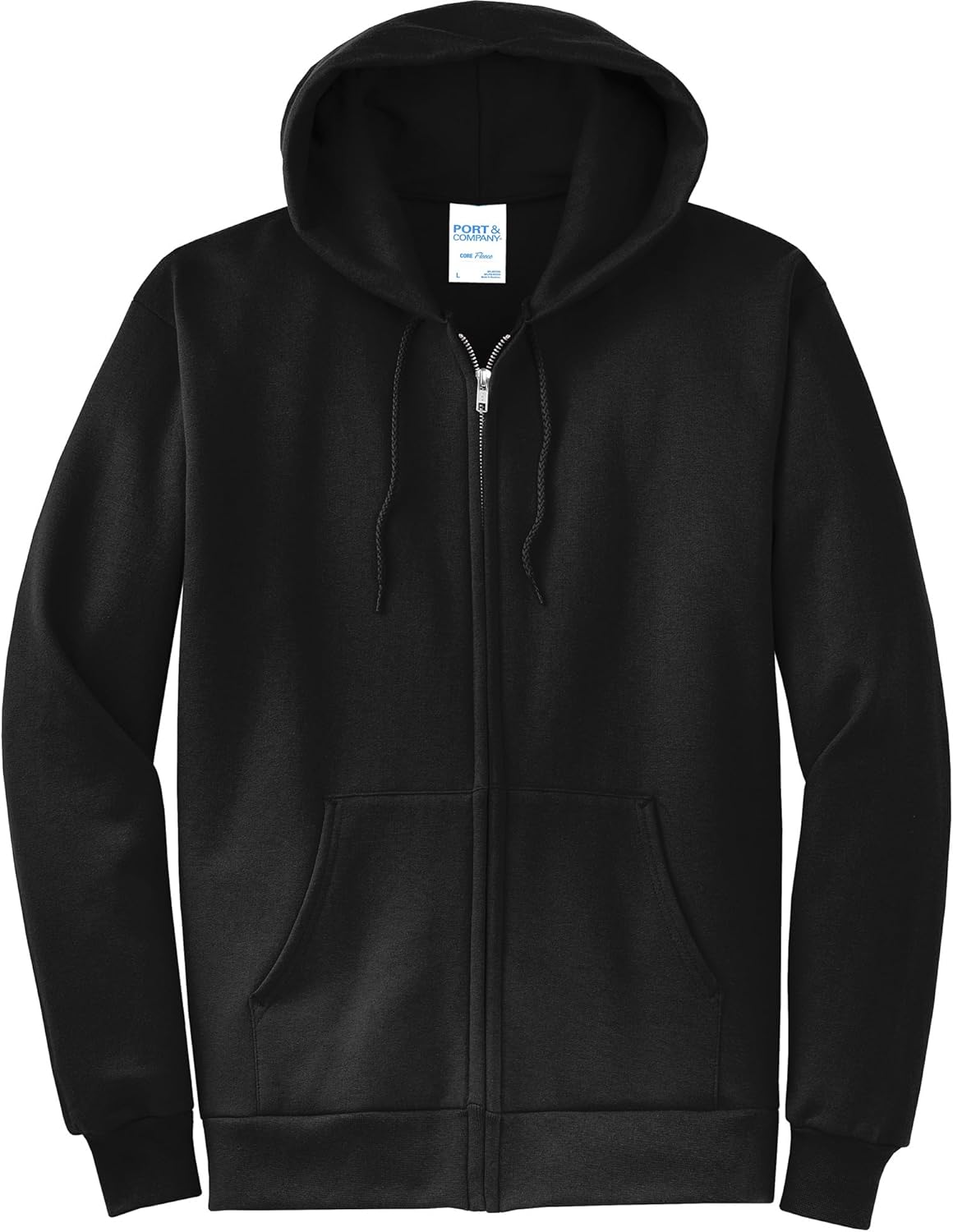 Port & Co Classic Fleece Full-Zip Hooded Sweatshirt-PC78ZH - Image 4