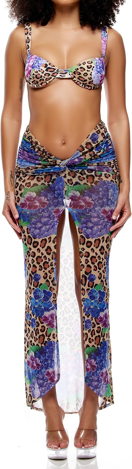 Forplay Women's Calabria Mesh Pool Maxi Skirt