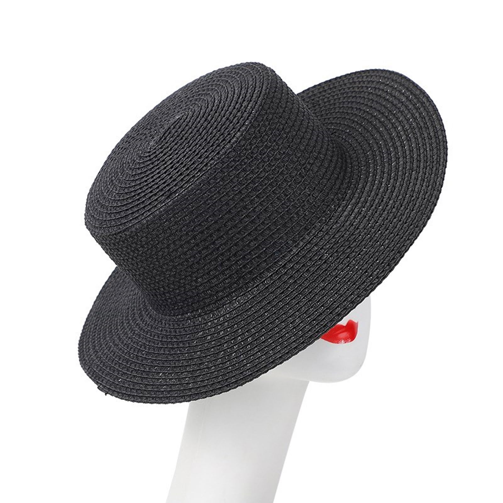 Stylish Woven Straw Hat Jade Fashion Straw Woven Sun Visor Hat – Sophia Collection main image 2