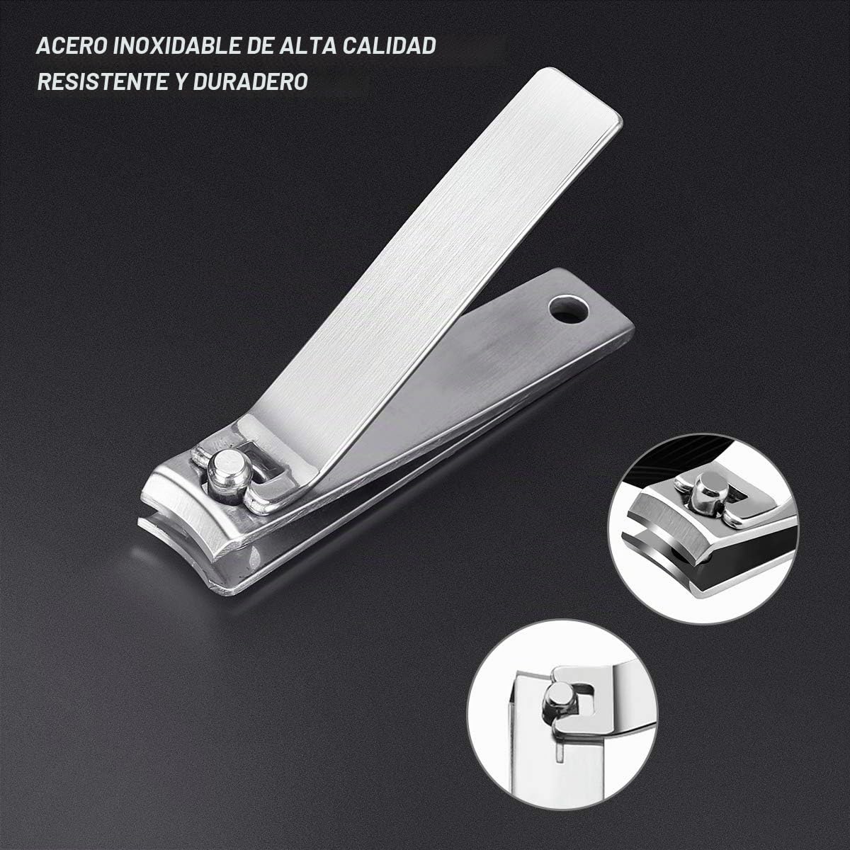 Set de manicura, CestMall 21pcs Kit de pedicura para cortaúñas Kit de manicura profesional de acero inoxidable para hombres Mujeres Herramientas para el cuidado de las uñas Kits de aseo personal