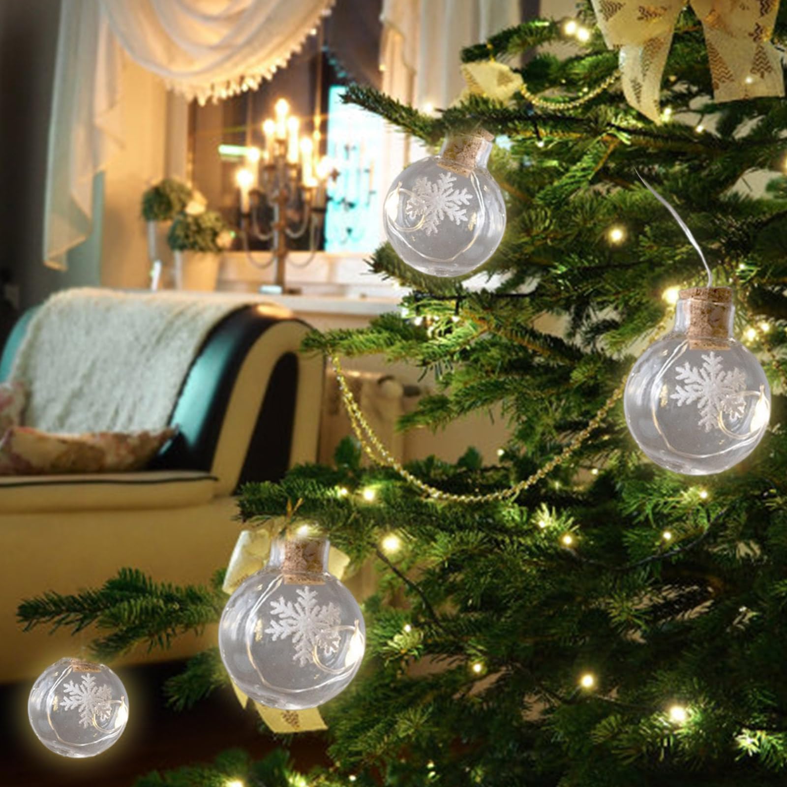 Amazon.co.jp: クリスマスライトストリングの装飾美しいLEDライト