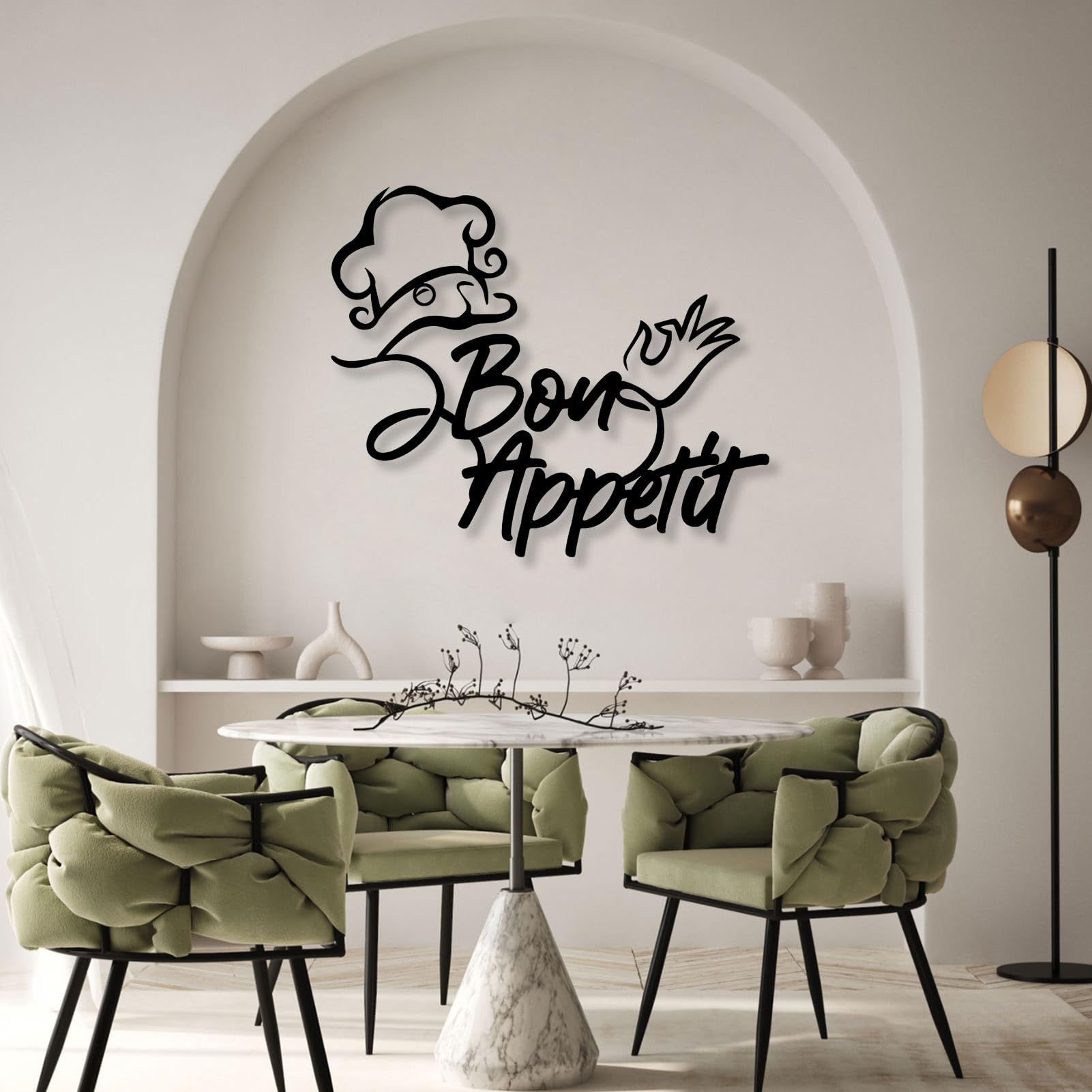 Bon Appetit Wall Decor Bon Appetit Hand Lettering Wall Art