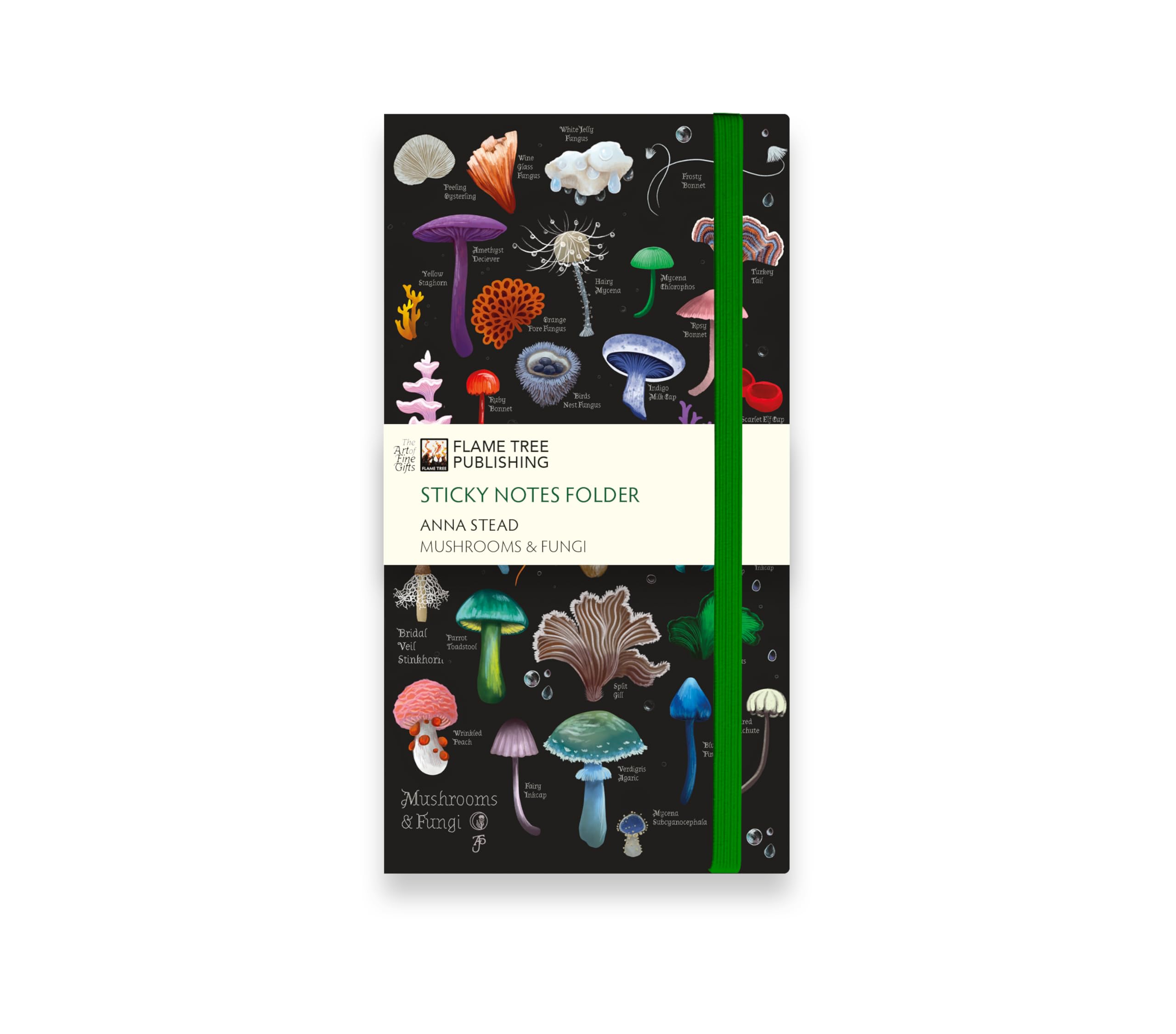 Anna Stead: Mushrooms & Fungi Flame Tree Sticky Notes Folder