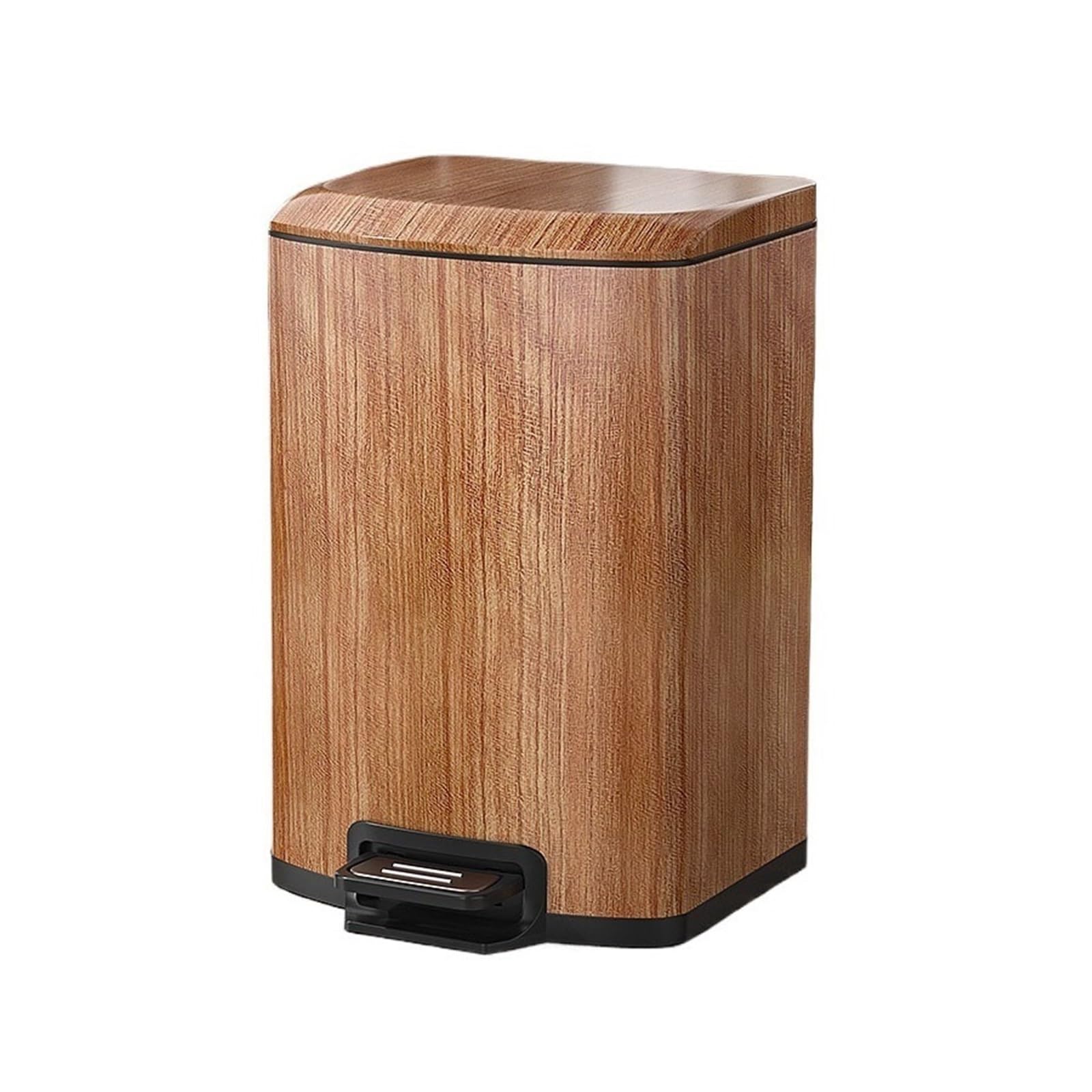 guiling-1986 Trash Can Retro style foot operated household garbage bin Garbage Can(Small)