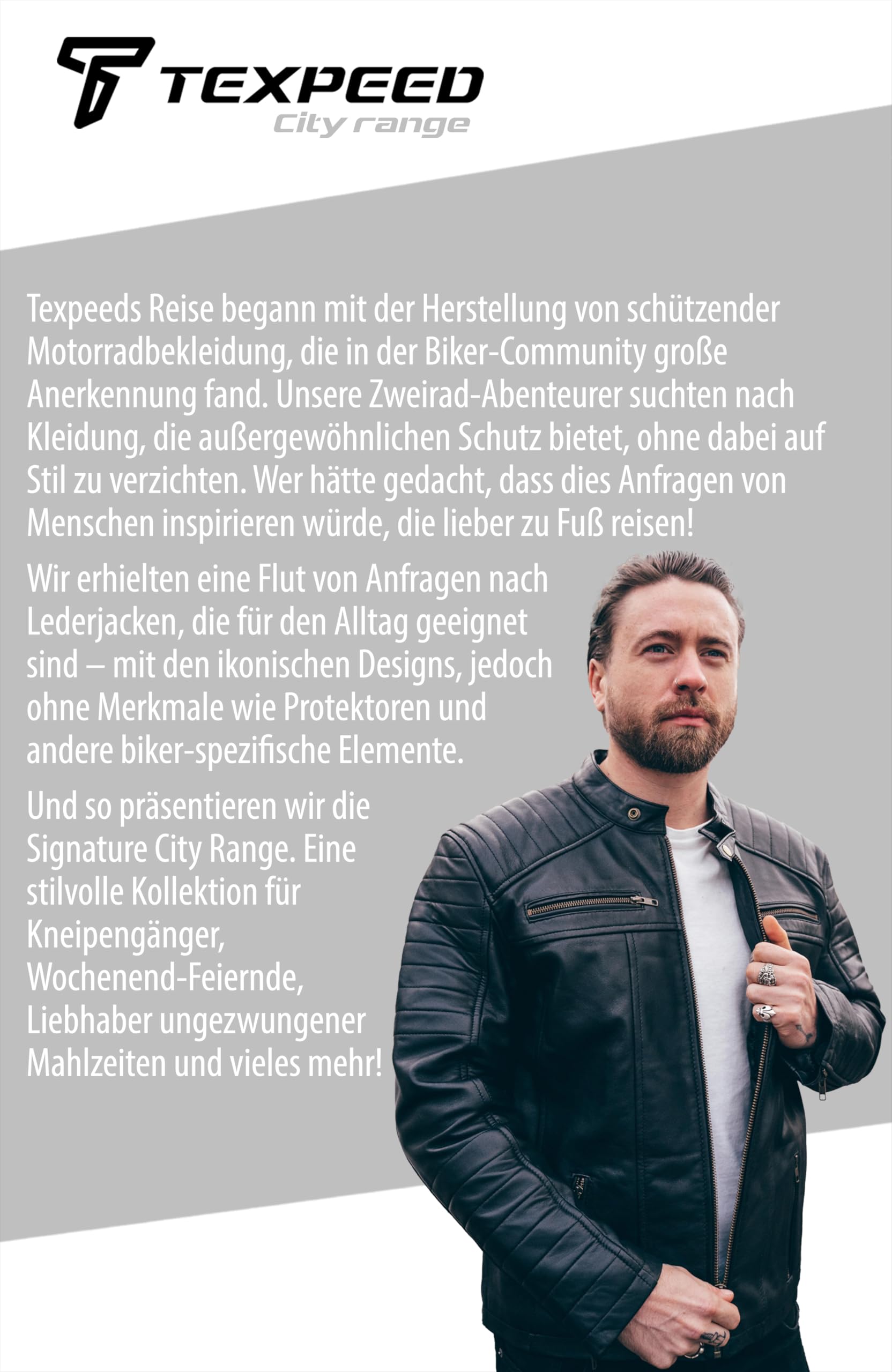 Texpeed Lederjacke herren schaffell echtleder - Lässige motorrad bikerstil jacke mantel - 4 Farben - Schwarz - Braun - Marine - Rot