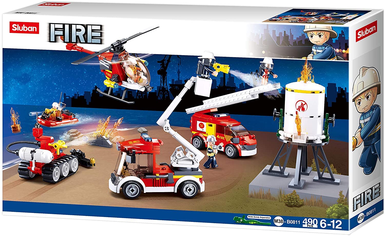 Sluban 0811 - Fire Brigade Set - New