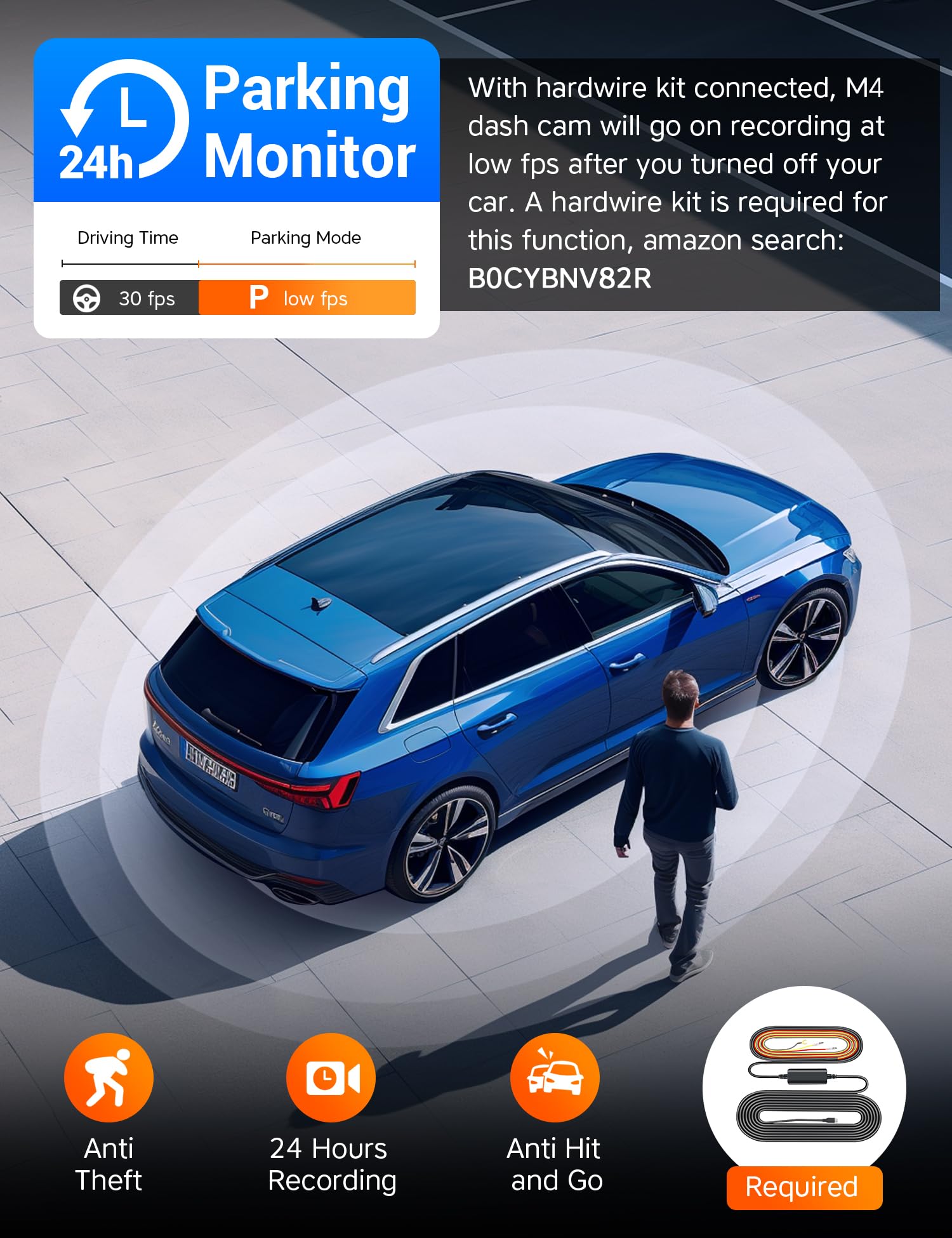 Icesky Three Channel Dash Cam Front and Rear Inside with WiFi 6, Triple Way 2.5K, 4K+2.5K Dual Dash Camera for Cars Front and Rear/Inside, Car Dashcams with 64GB Card, 24H Parking Mode, App Control