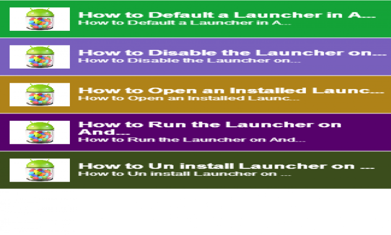 Aplicación Launcher for Android en Amazon Appstore