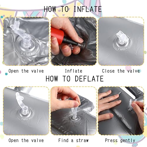 Miniatura 3 de Vinsot Globos de fiesta temática de los años 90 y 80, decoraciones de telón de fondo, incluye caja inflable inflable retro para teléfono celular,