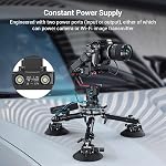 SMALLRIG Power Supply Base Plate for DJI RS2 / RS 3Pro/RS4 Pro/RS 5 Gimbal, External Power Solution for DJI RS2 / RS3Pro / RS4 Pro