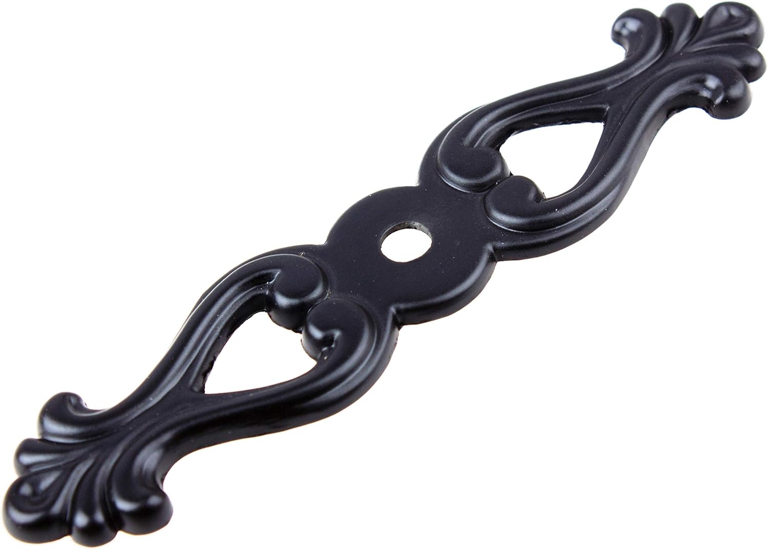 1045-MB-10 - GlideRite 3.25 Matte Black Small Backplate (Pack of 10)