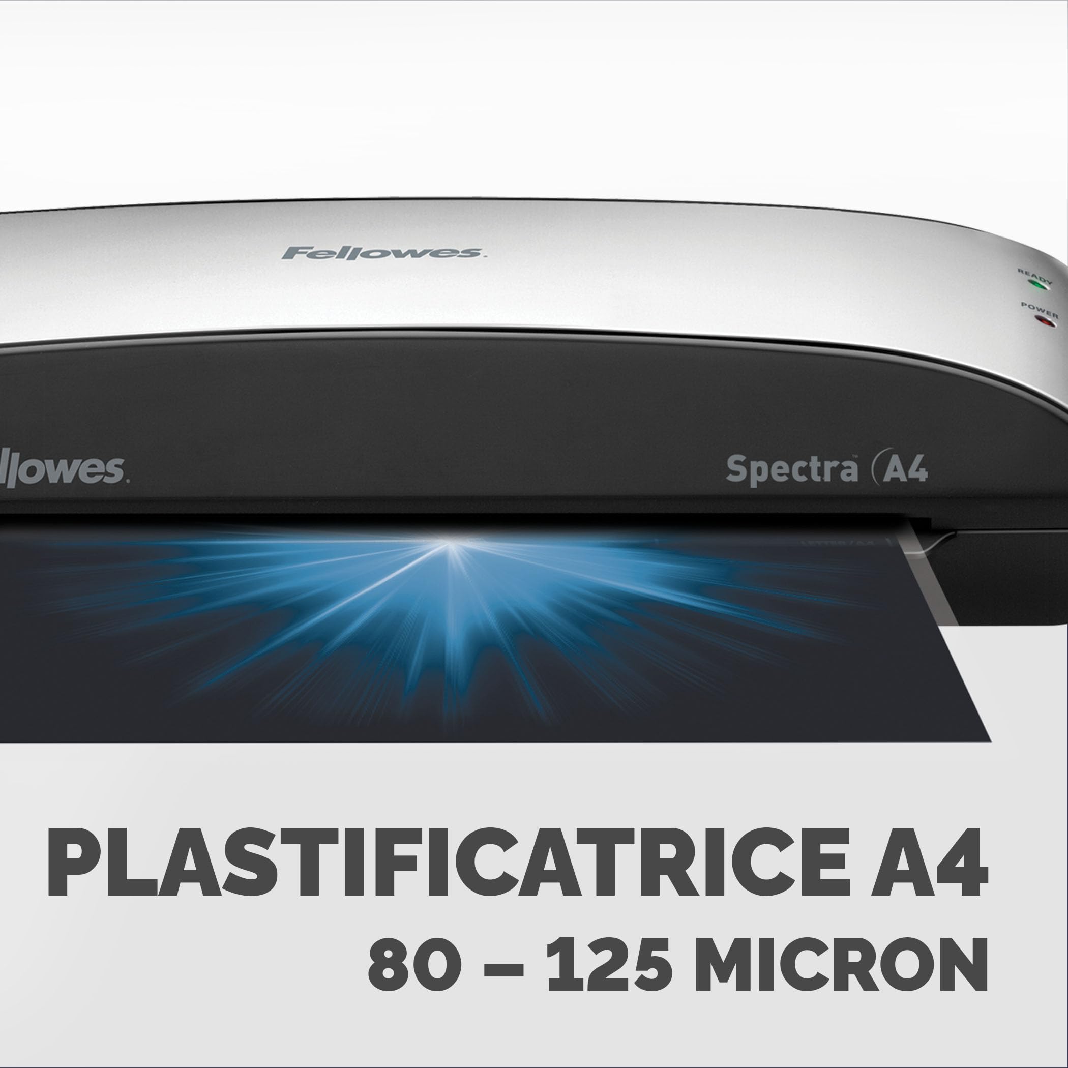 Fellowes 5737801 Plastificatrice Spectra A4, 30 cm/min, 2 Rulli