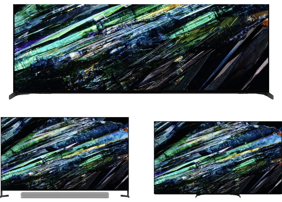 SONY XR77A95L 77 Inch QD-OLED 4K UHD Smart Google TV with AI Upscaling and 3 Year Amber Protection Plan (2023)