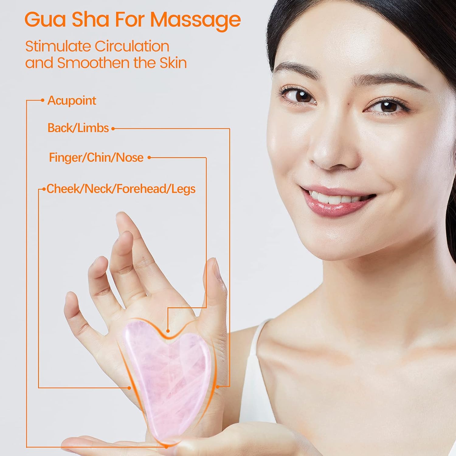 Jade Roller & Gua Sha Set, BearKig Jade Roller for Face, Anti-Aging Rose Quartz Face Roller for Skin Care, Beauty Facial Roller Massager Tools for Face, Eye, Neck, Reduce Wrinkle & Dark Circle : Beauty & Personal Care