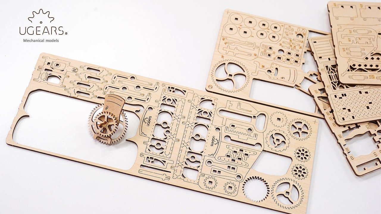 Ugears Tram Line Kit de Construction mécanique