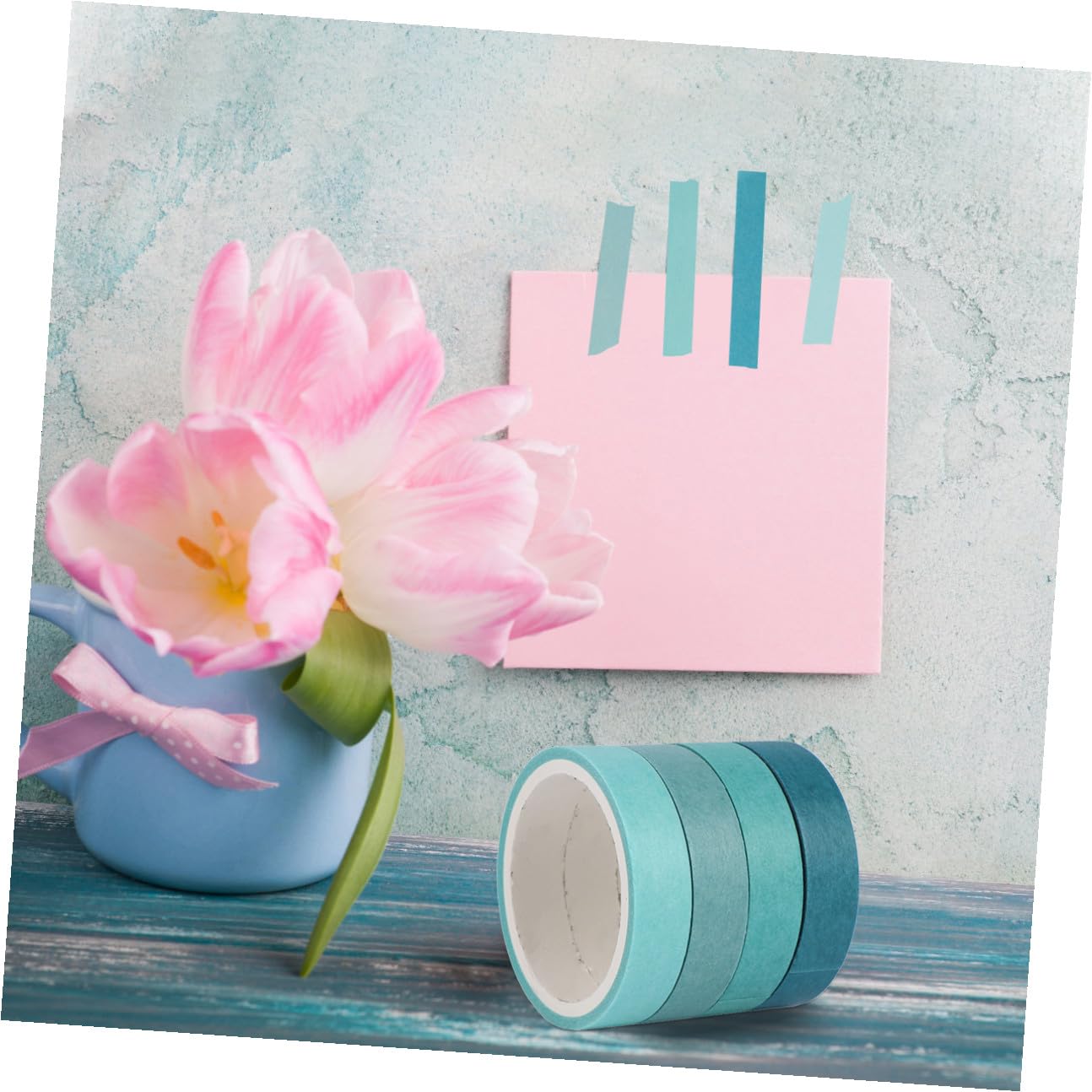 SHINEOFI 3 Set Di Nastri Washi Nastro Adesivo Verde Adesivi Per Scrapbooking Kit Per Scrapbooking Adesivi Per Quaderni 8 Pezzi*3