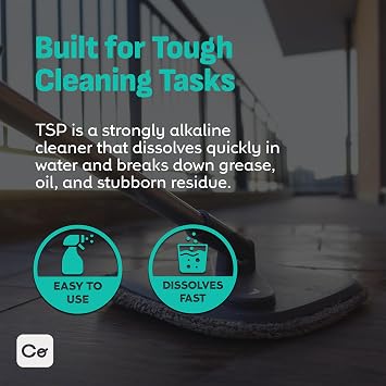 Coolinario Trisodium Phosphate TSP Cleaner (1 LB) Home & Industrial Use
