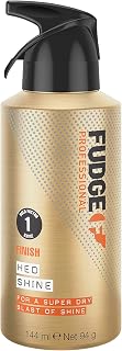 Fudge Professional Hair Shine Spray, Hed Shine Finishing Hair Spray, Weightless Dry Oil Mist, Shine Boosting Hairspray, Infused with Argan Oil and Jojoba Oil, for Women, No Greasiness, 94 g