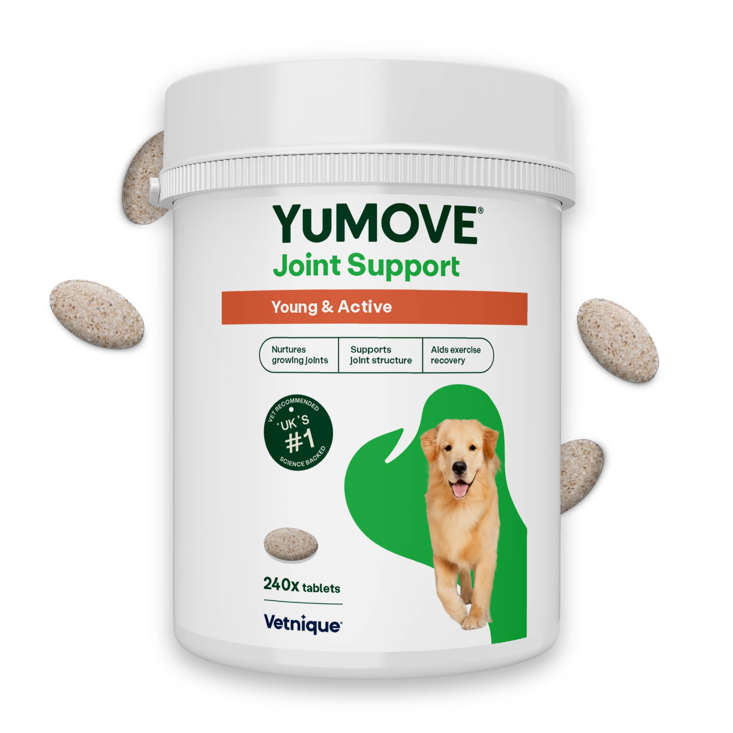 Yumove Joint Care For Young Dogs - 240 Tablets