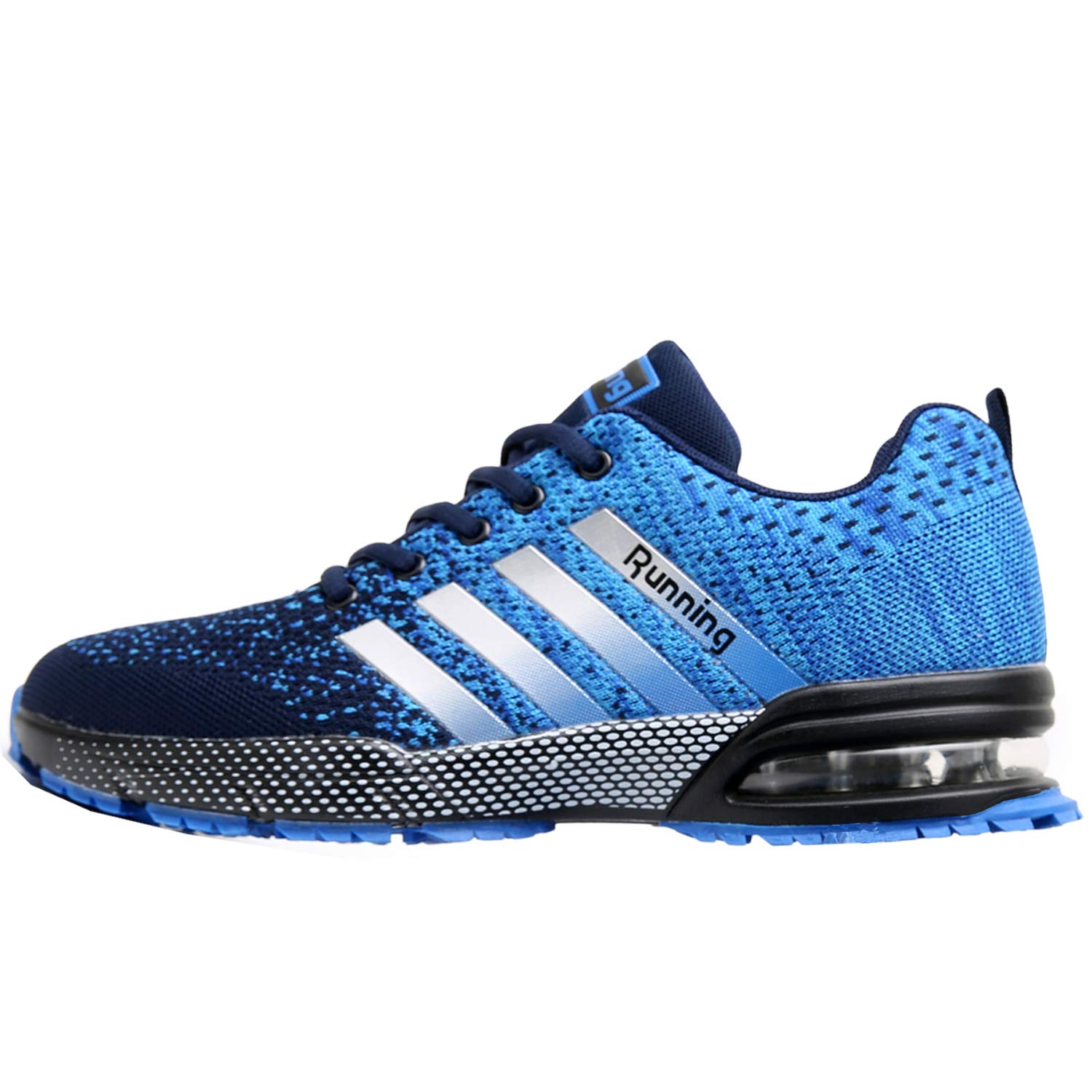 Impdoo Mens Air Cushion Running Tennis Shoes Fashion Breathable Casual Walking Sneakers Us7-12.5