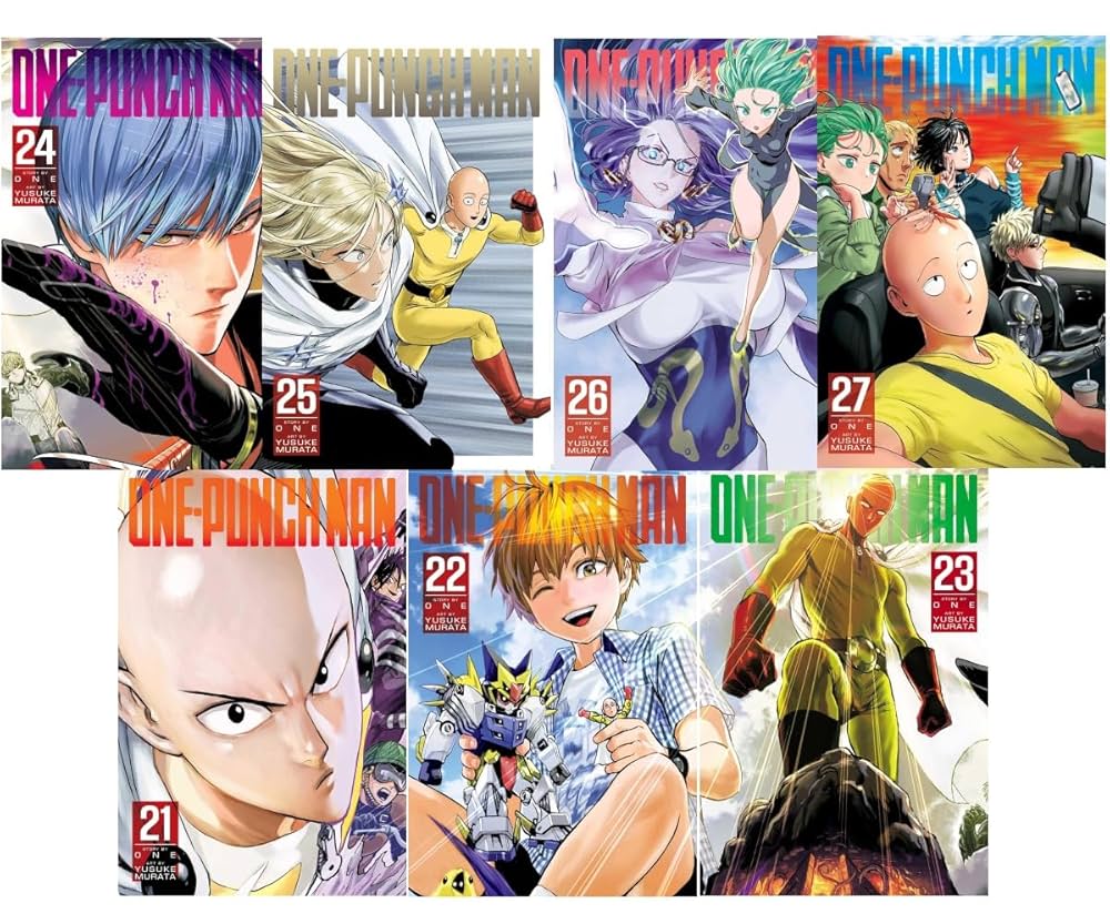One-Punch Man Series 7 Books Set - Vol.21-Vol.27: Author