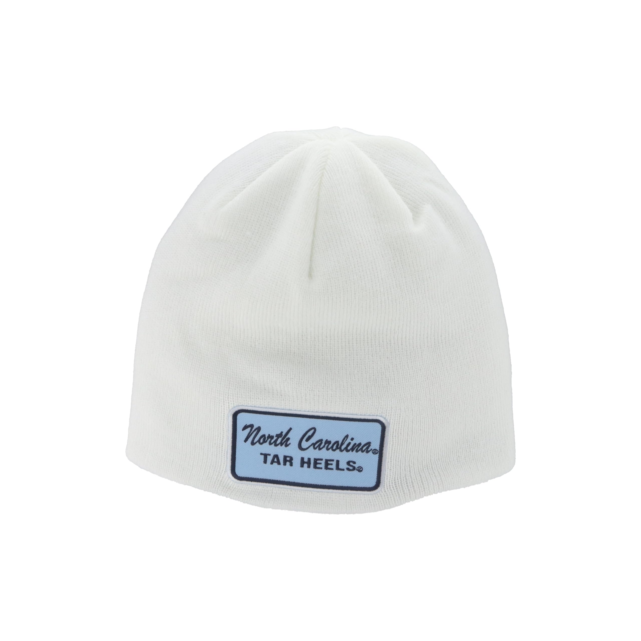 ZHATS NCAA Unisex-Adult NCAA Officially Licensed Beanie Edge Patch Brick White
