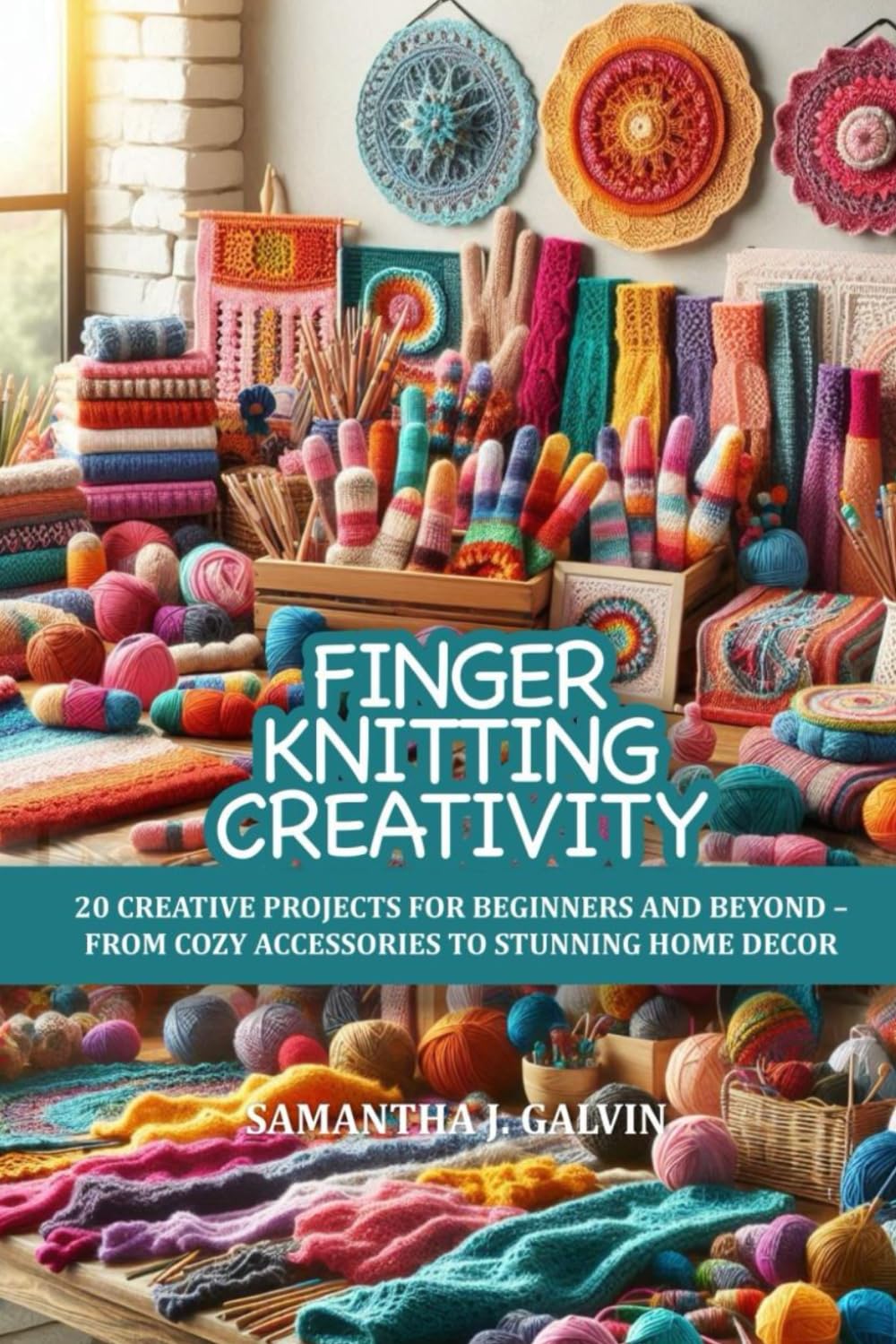 FINGER KNITTING CREATIVITY: 20 CREATIVE PROJECTS FOR BEGINNERS AND BEYOND – FROM COZY ACCESSORIES TO STUNNING HOME DECOR
