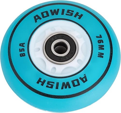 Miniatura 6 de Ruedas iluminadoras para patineta de 2.677 in con luz LED de 90 A, con destello luminoso Ripster, mini ruedas de repuesto con rodamientos ABEC-9