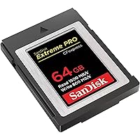 SanDisk 64GB Extreme PRO scheda CFexpress Type B, fino a 1500 MB/s ripresa filmati