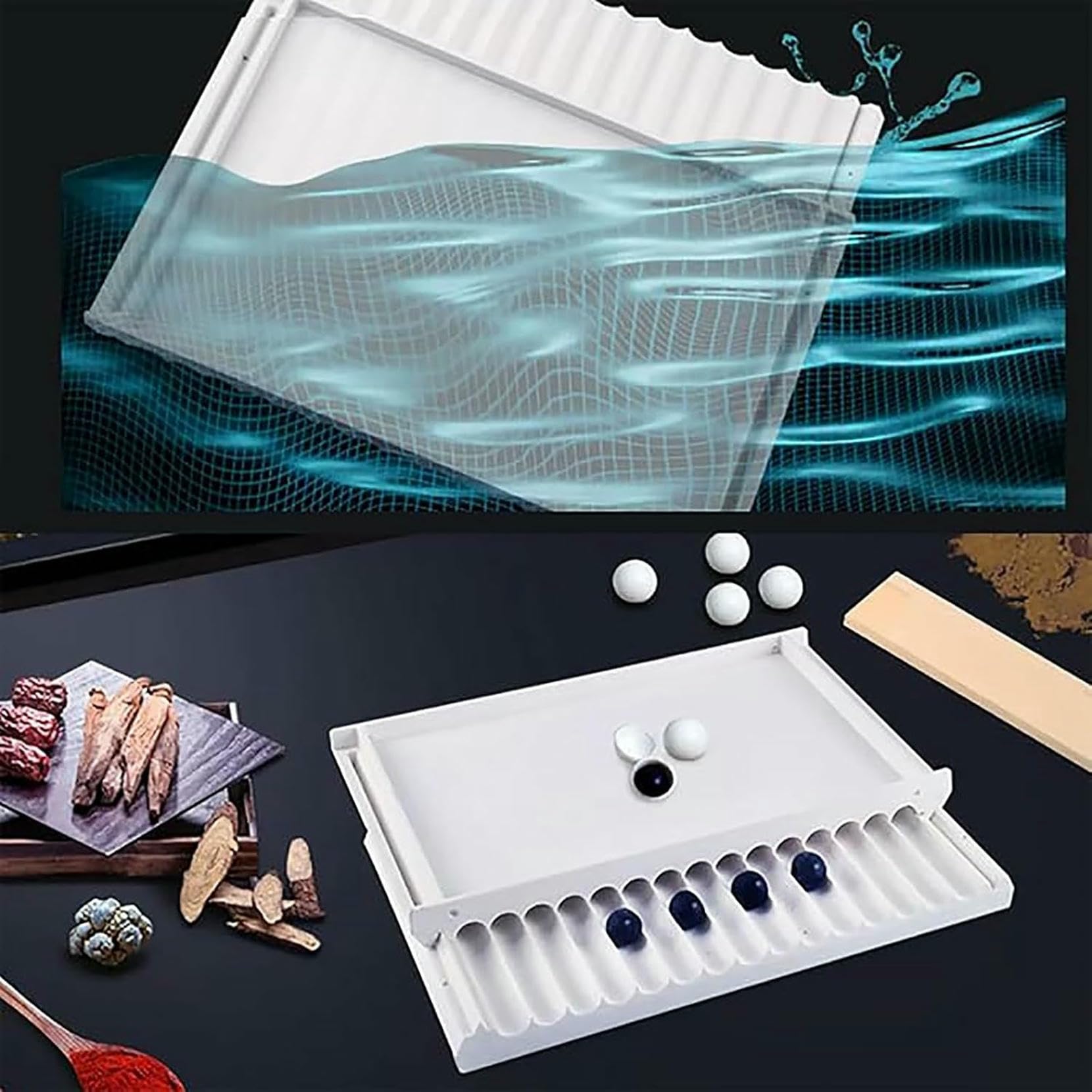 Creatore Manuale di Perle di Tapioca | Strumento Fai da Te for la Formazione di Perle for Perle di Tapioca da 3-12 mm | Tavola for sfregamento di Palline di Taro e manioca(6mm)