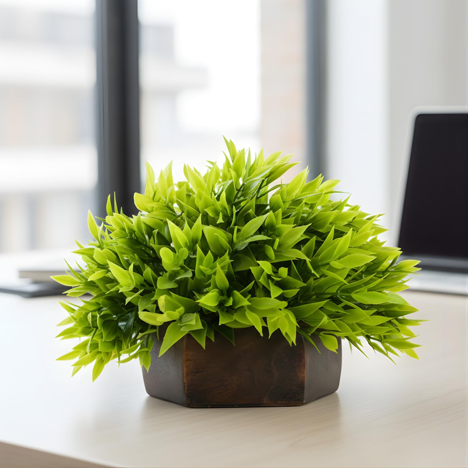 Artificial Bamboo Leaf Plant - Elegant Home Decor -15 Artificial Bamboo Leaf Plant - Elegant Home Decor -15