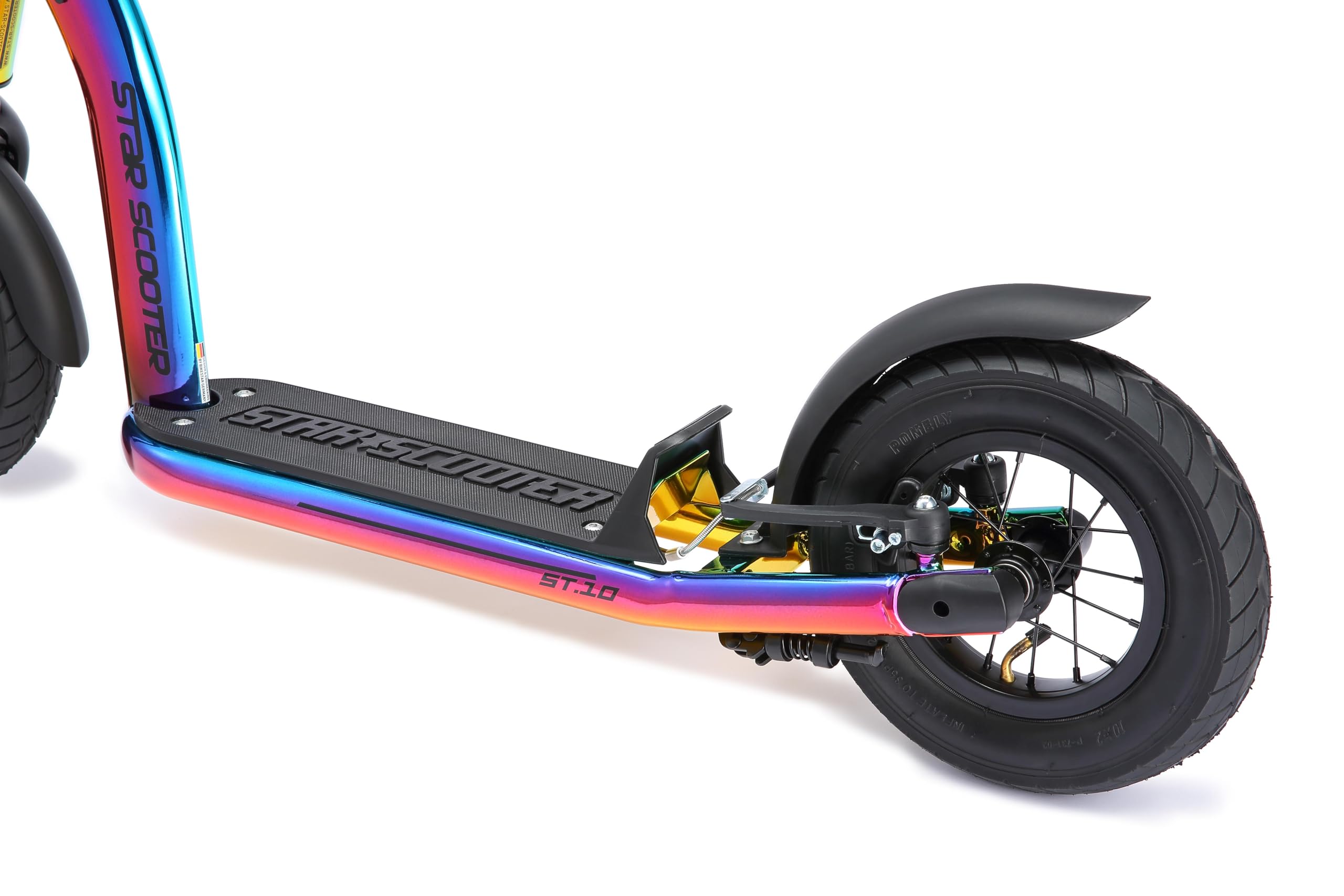 STAR SCOOTER Kinder Tret Roller ab 5 Jahre | City Kick Scooter Luftreifen Höhenverstellbar 10 Zoll New Gen