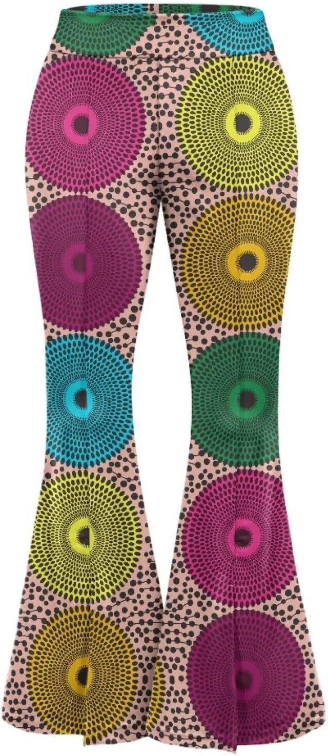 Women Flare Leggings Yoga Work High Waist Casual Workout Gym Bell Bottom Leggings - Image 4