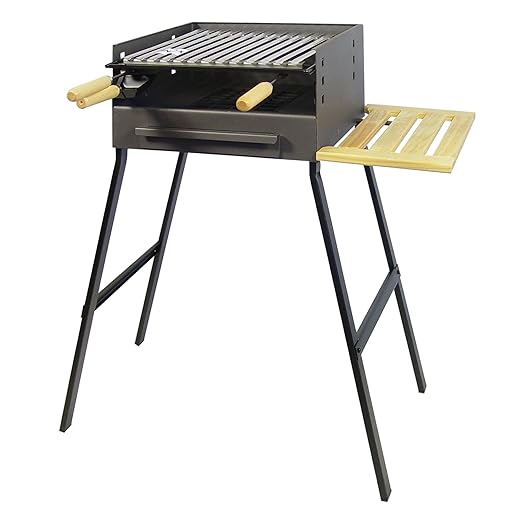 Imex El Zorro - Barbacoa Carb 93X44X37Cm P/Inox H. El Zorro En Oferta Imex El Zorro 71430 Barbacoa Con Parrilla, Inox, 75 X 44 X 37 Cm, Negro