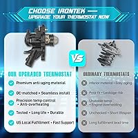 Vista 3 de IRONTEK 2712000115 Conjunto de carcasa de termostato para 2012 2013 2014 2015 para Mercedes-Benz C250, 2012 2013 2014 2015 para Mercedes-Benz