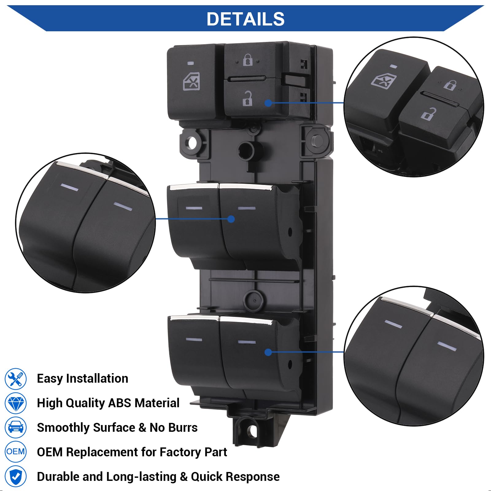 Amazon.com: Obaee Main Window Switch Power Control Button Driver